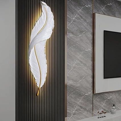 Decorative Premium Design Feather Lamp for Wall Decoration, Living Room